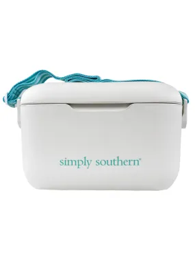 13 Quart Retro Cooler in White