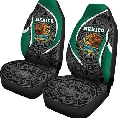 3D All Over Printed Car Seat Cover With Mexico Aztec, Mexico Front Seat Cover For Car Auto