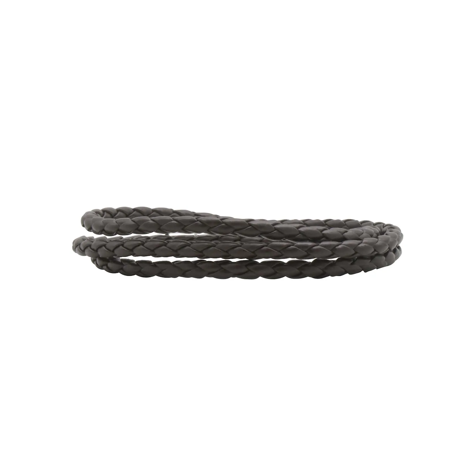 Aaron Braided Wrap Around Brown Men's Bracelet