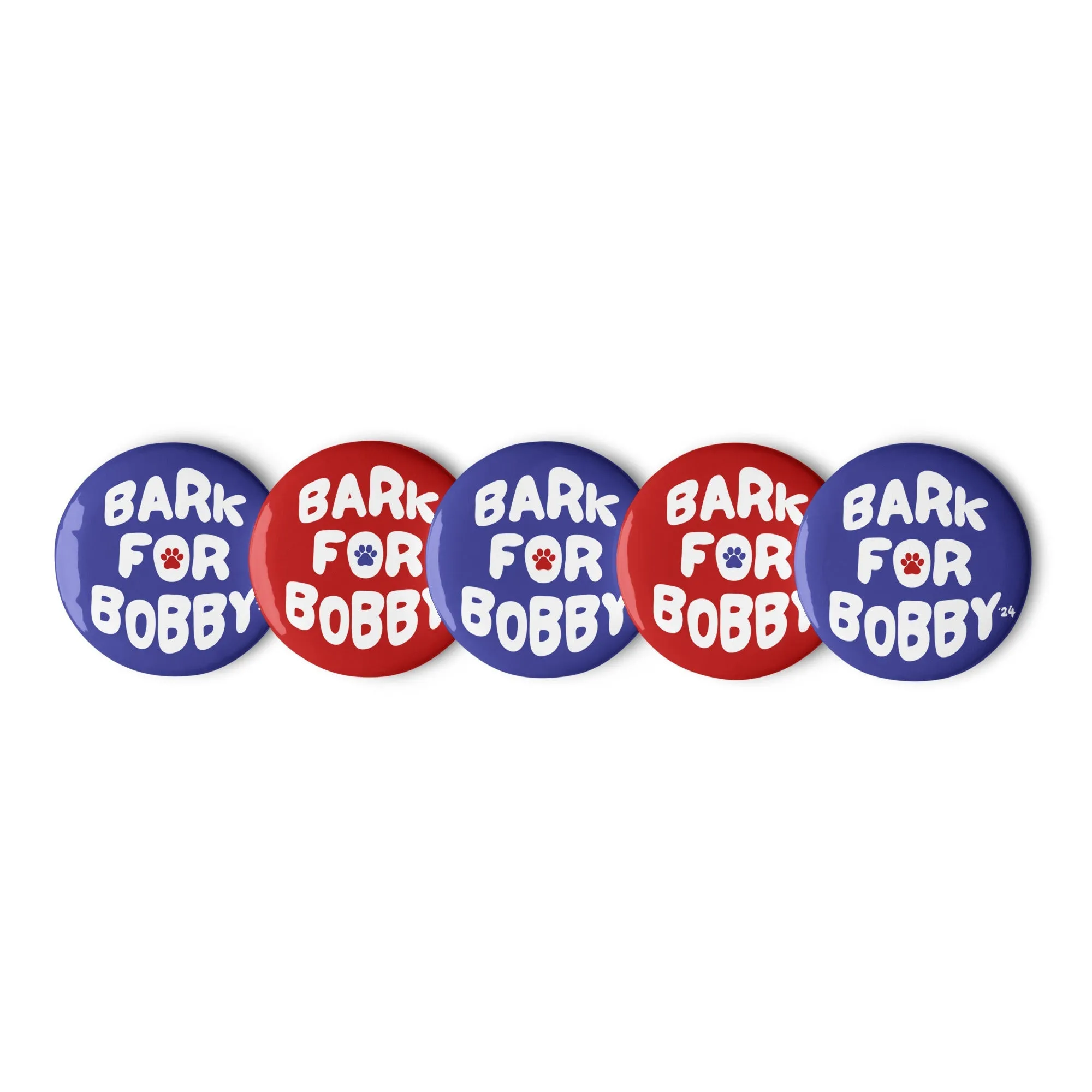 Bark for Bobby Pins (5 buttons)