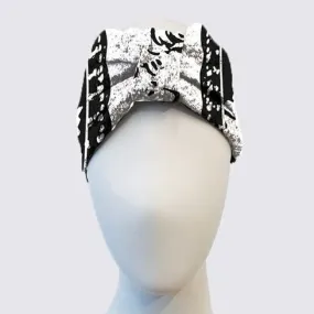 Black & White Cameo Headband