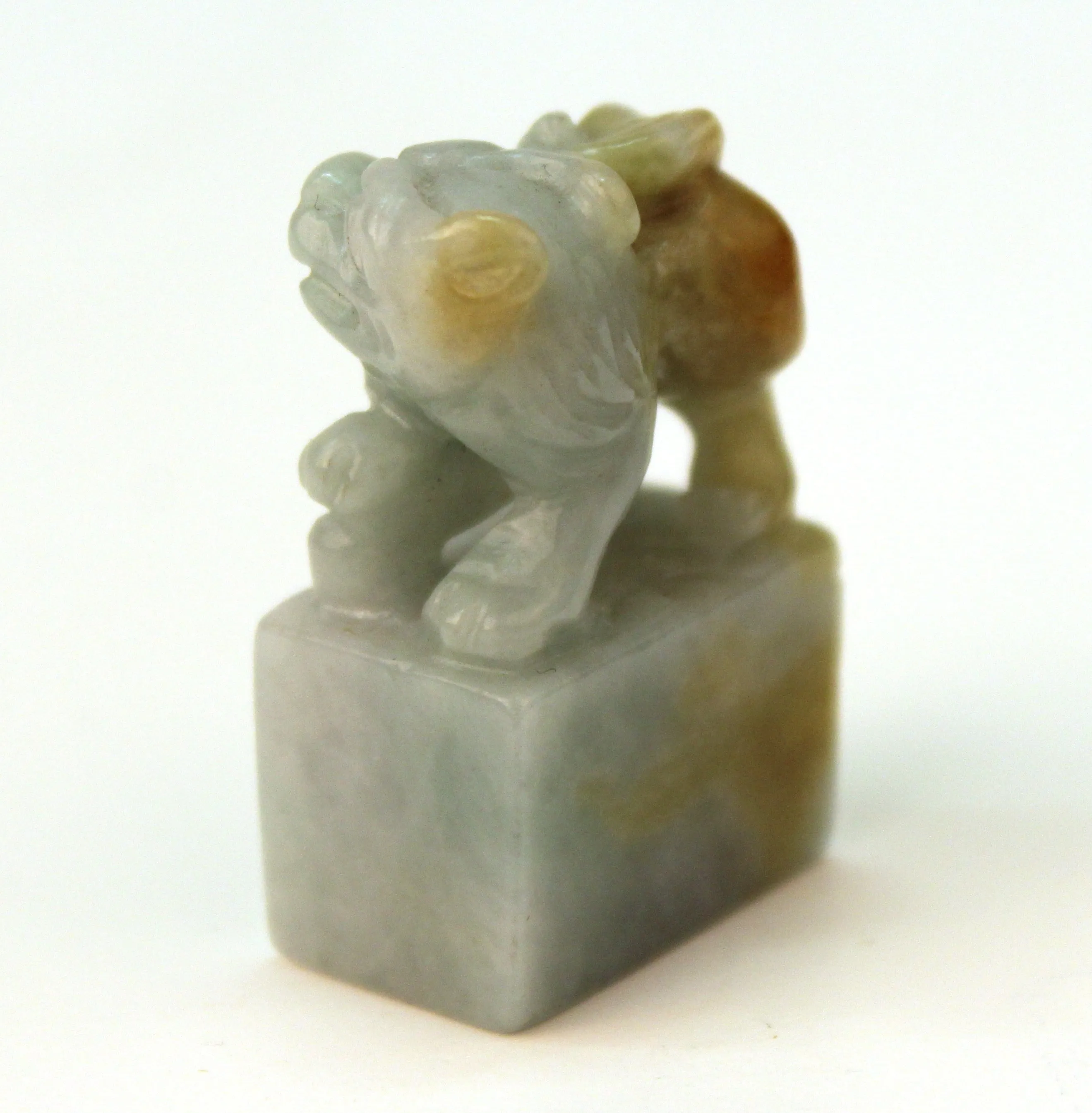 Chinese Jade Chop Seal with Foo Dog