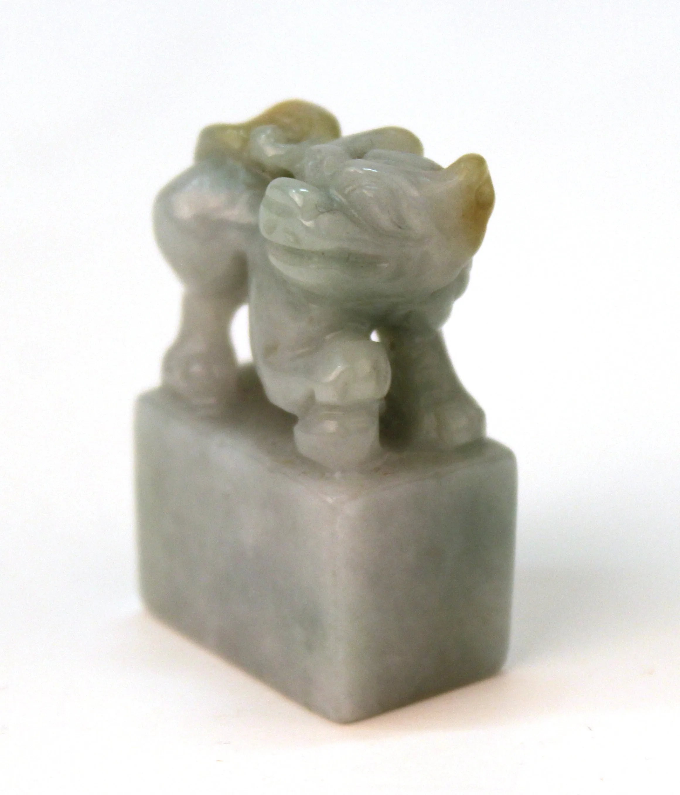 Chinese Jade Chop Seal with Foo Dog