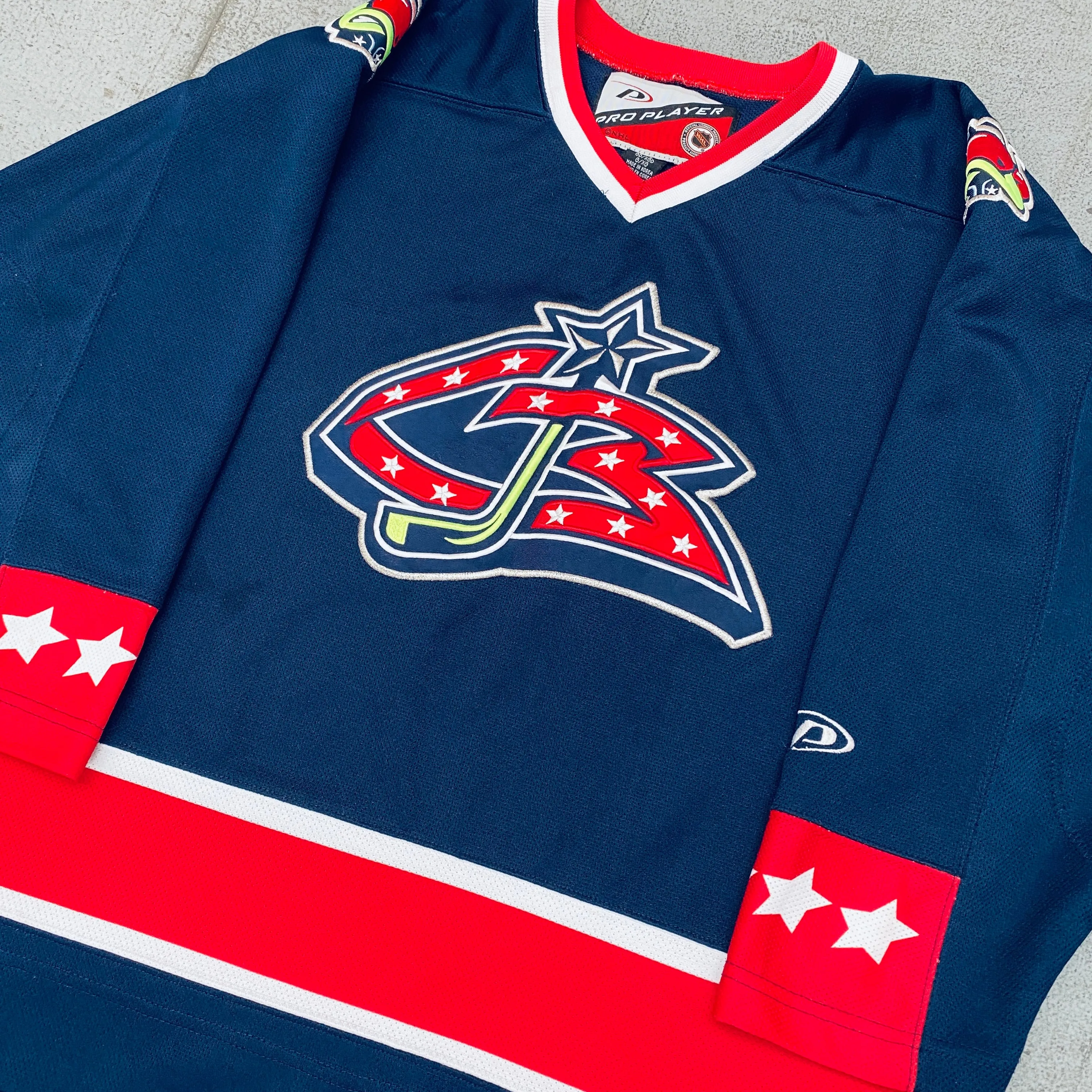 Columbus Blue Jackets: 2000 Inaugural Season Pro Player Jersey (S/M)