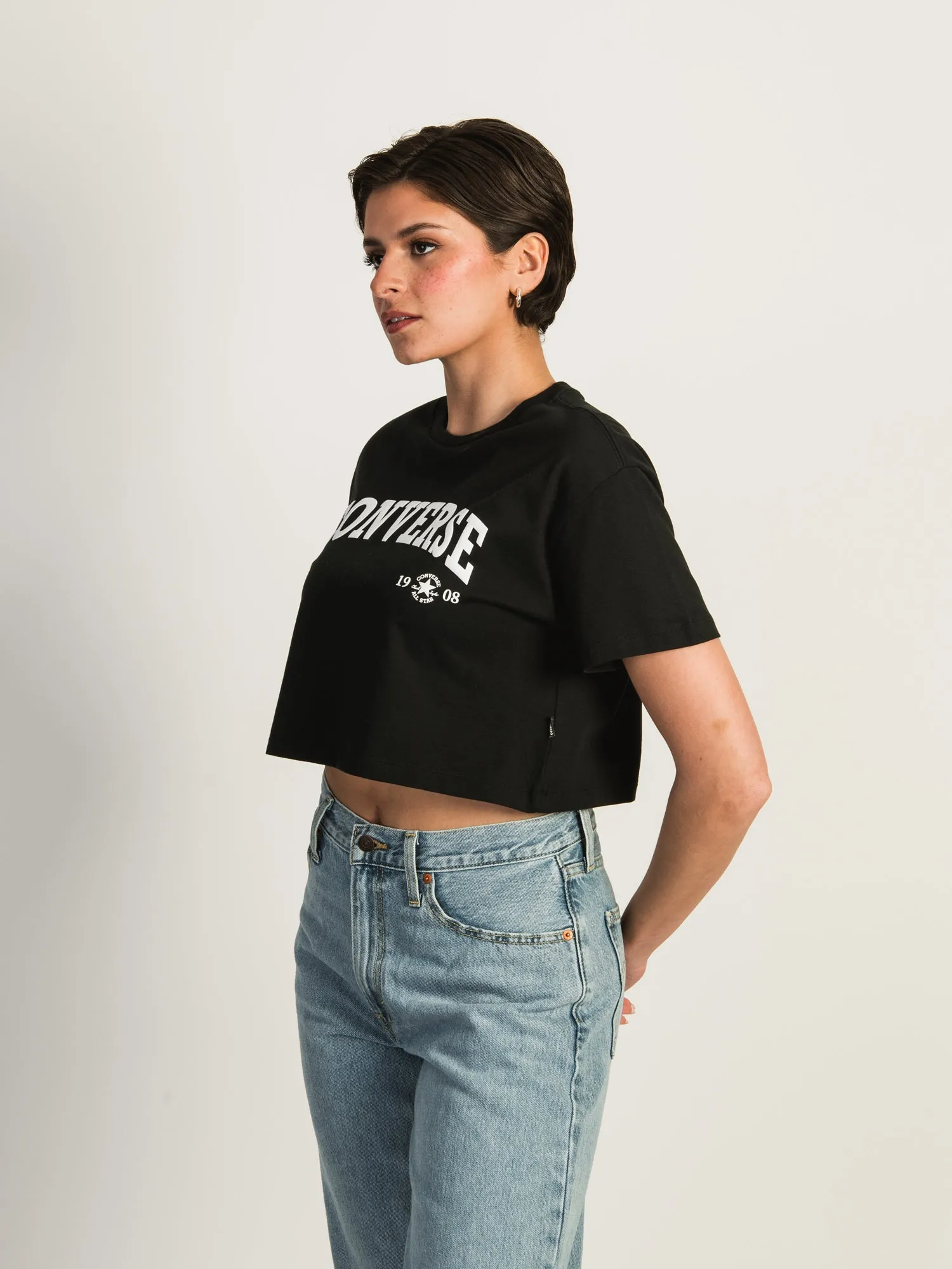 CONVERSE RETRO CHUCK CROPPED T-SHIRT