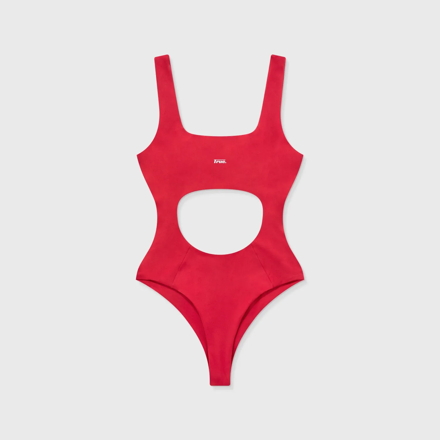 Cut-Out Bodysuit - Red