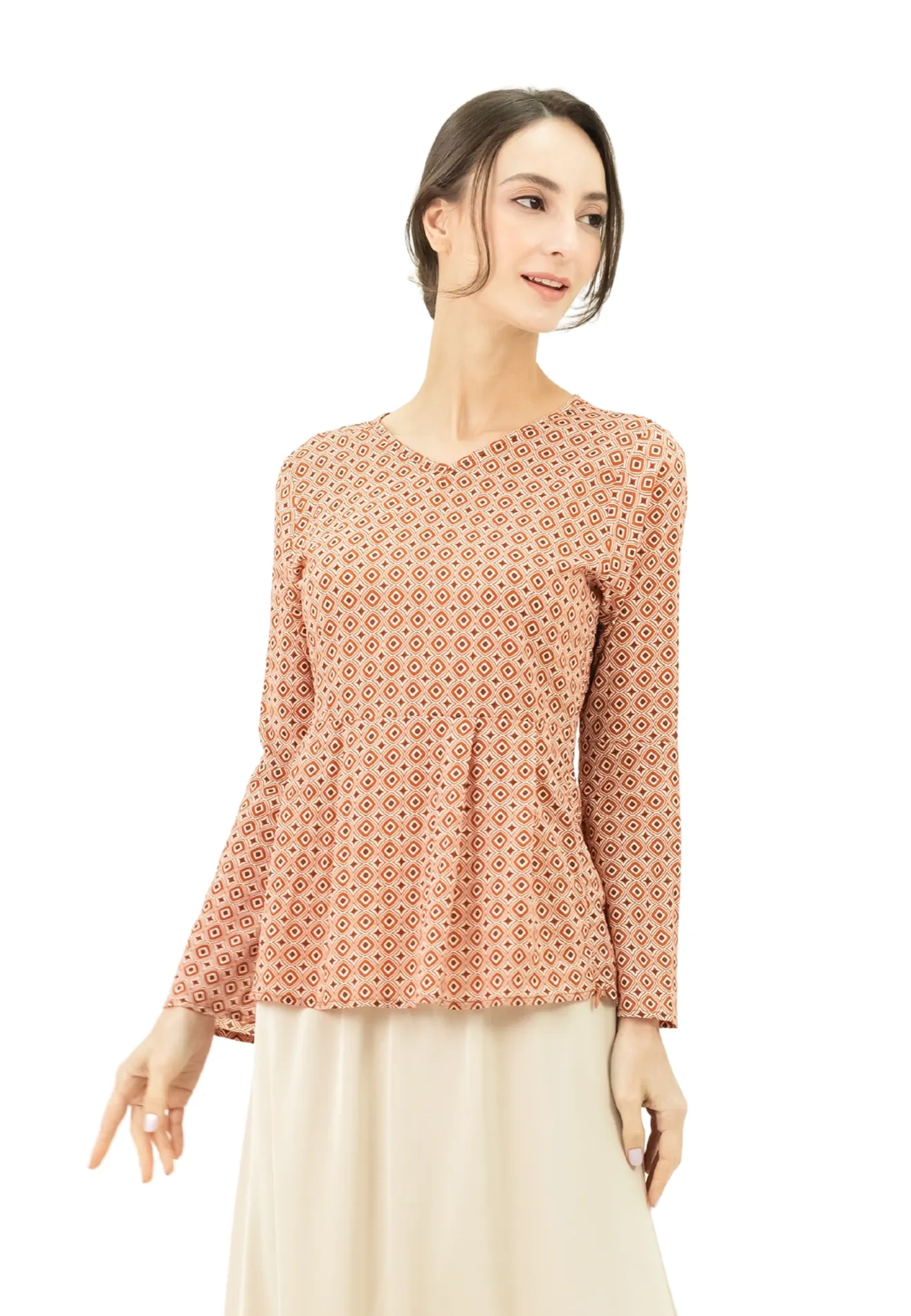 DAISY BY VOIR Delilah Peplum Blouse