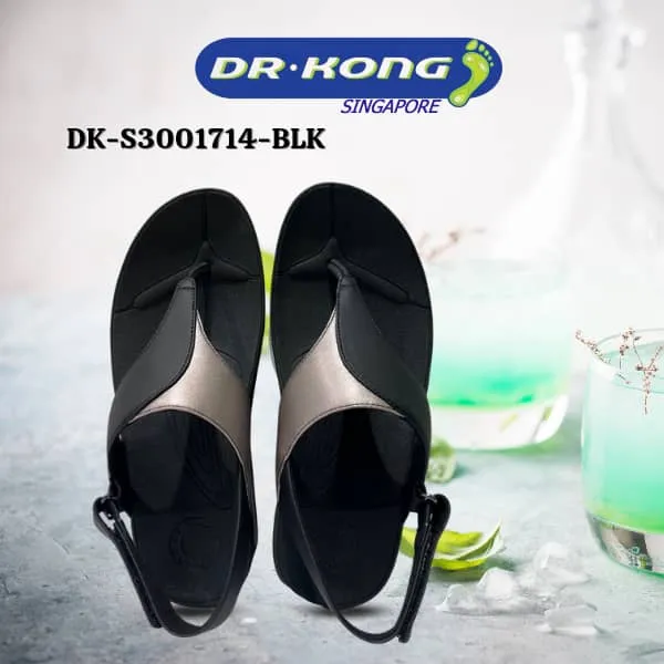 DR.KONG WOMEN TOTAL CONTACT SANDALS DK-S3001714-BLK(RP : $159)