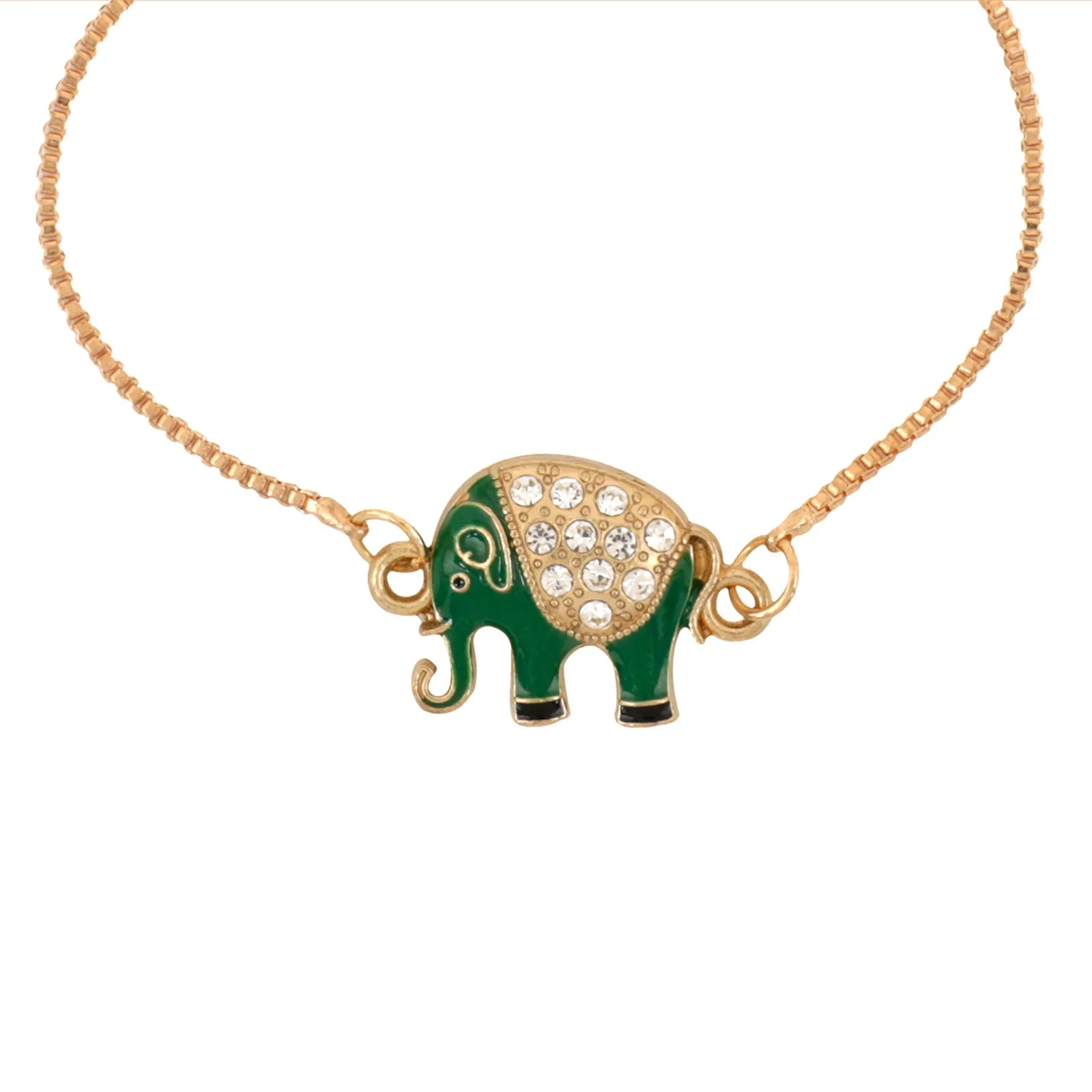 Elephant Gold Bracelet