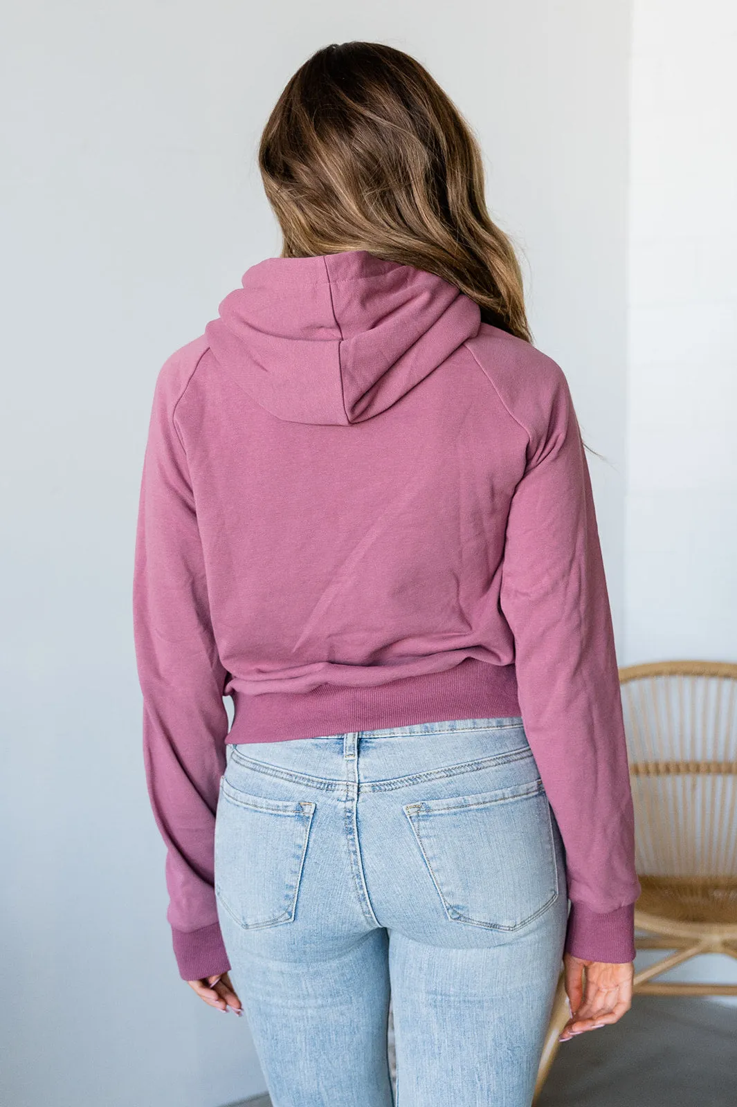 Elevated Sweatshirt Crossover- Perfectly Plum