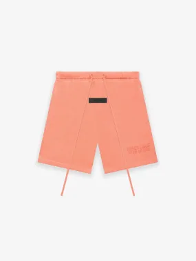 ESSENTIALS SWEATSHORTS CORAL