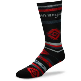 For Bare Feet Wrangler Unisex Out West Crew Socks