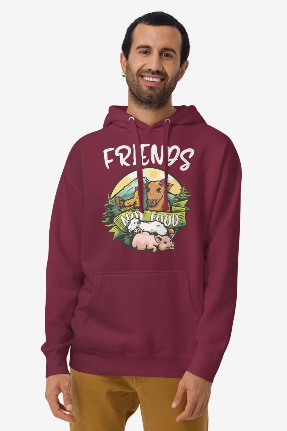 Friends Not Food - Unisex Premium Hoodie