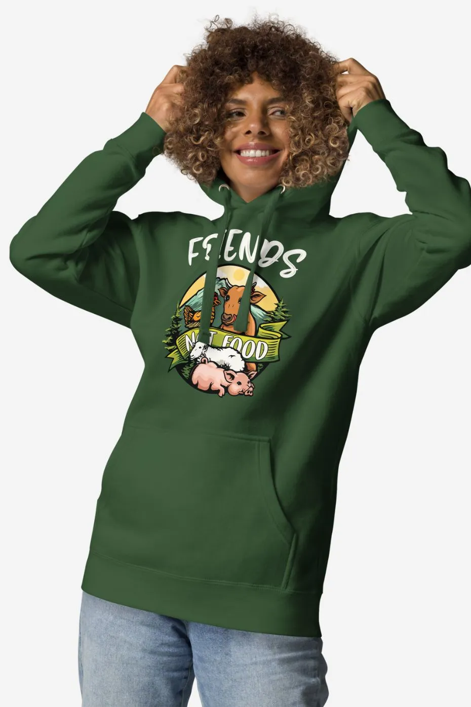 Friends Not Food - Unisex Premium Hoodie