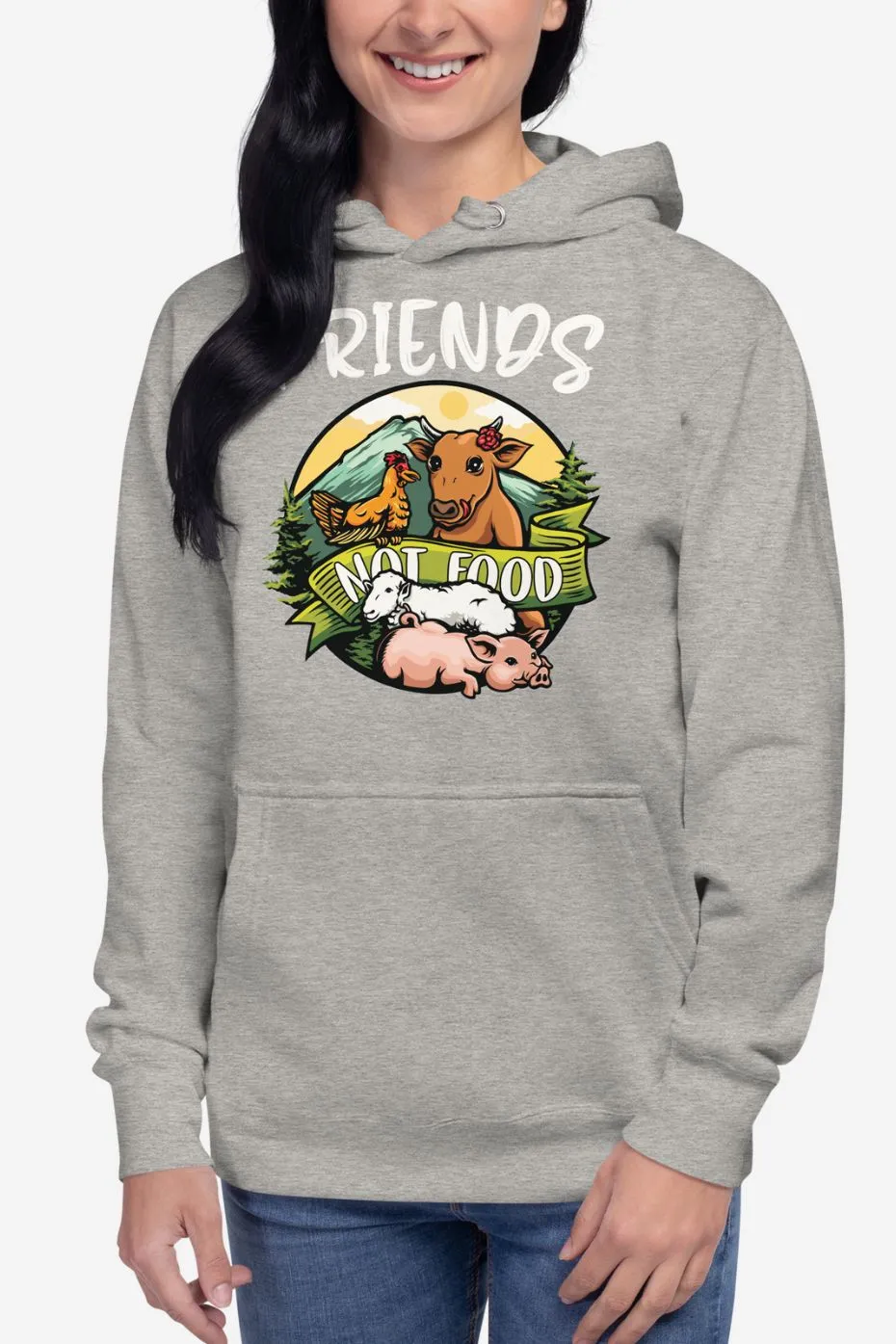 Friends Not Food - Unisex Premium Hoodie