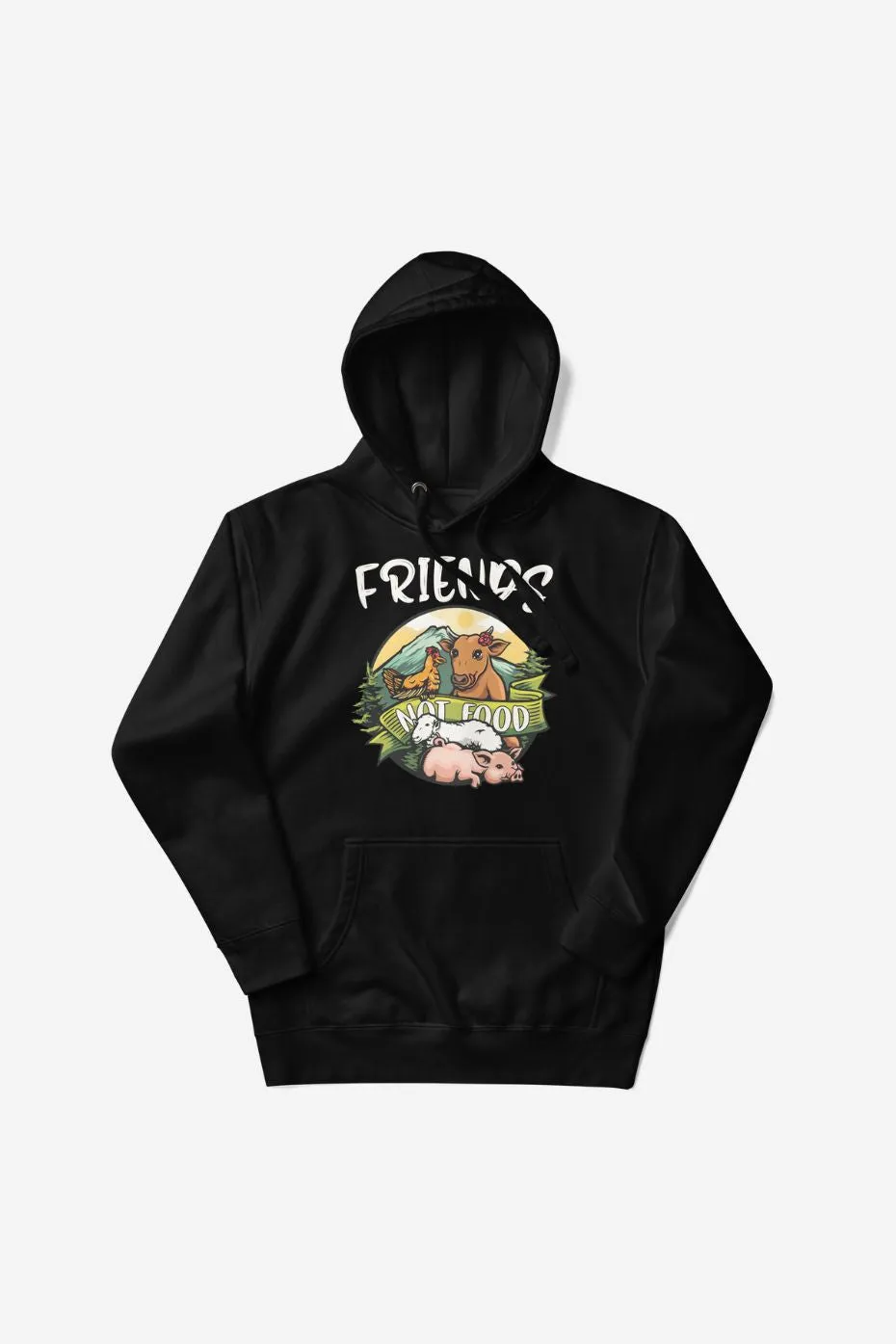 Friends Not Food - Unisex Premium Hoodie