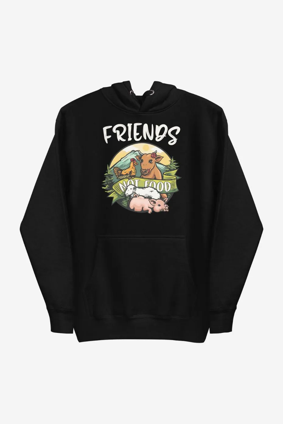 Friends Not Food - Unisex Premium Hoodie