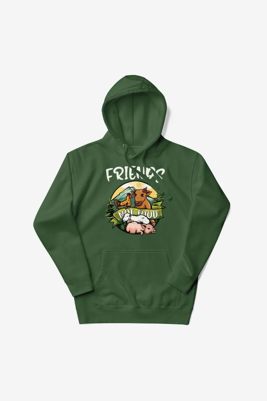 Friends Not Food - Unisex Premium Hoodie