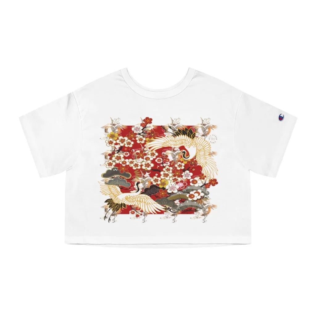 Kenzo Crane Cropped T-Shirt