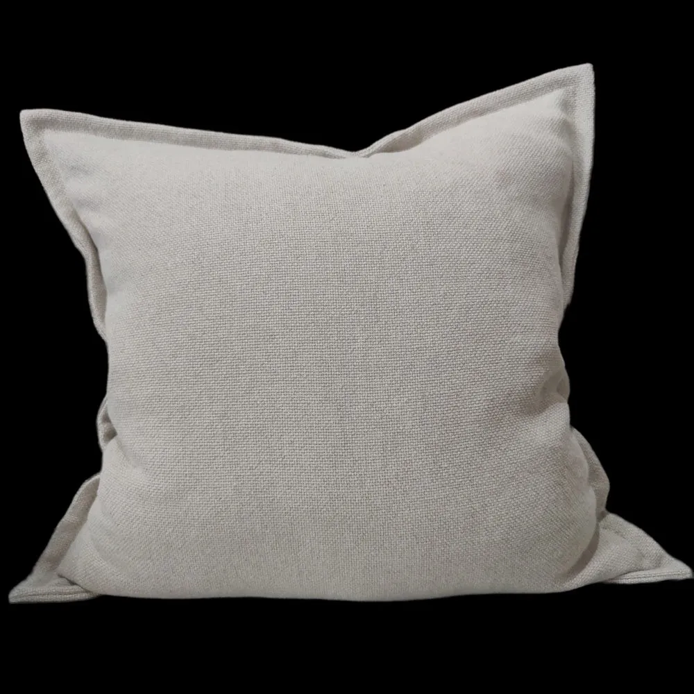 Mahal Pure French Linen Cushion Square - Natural