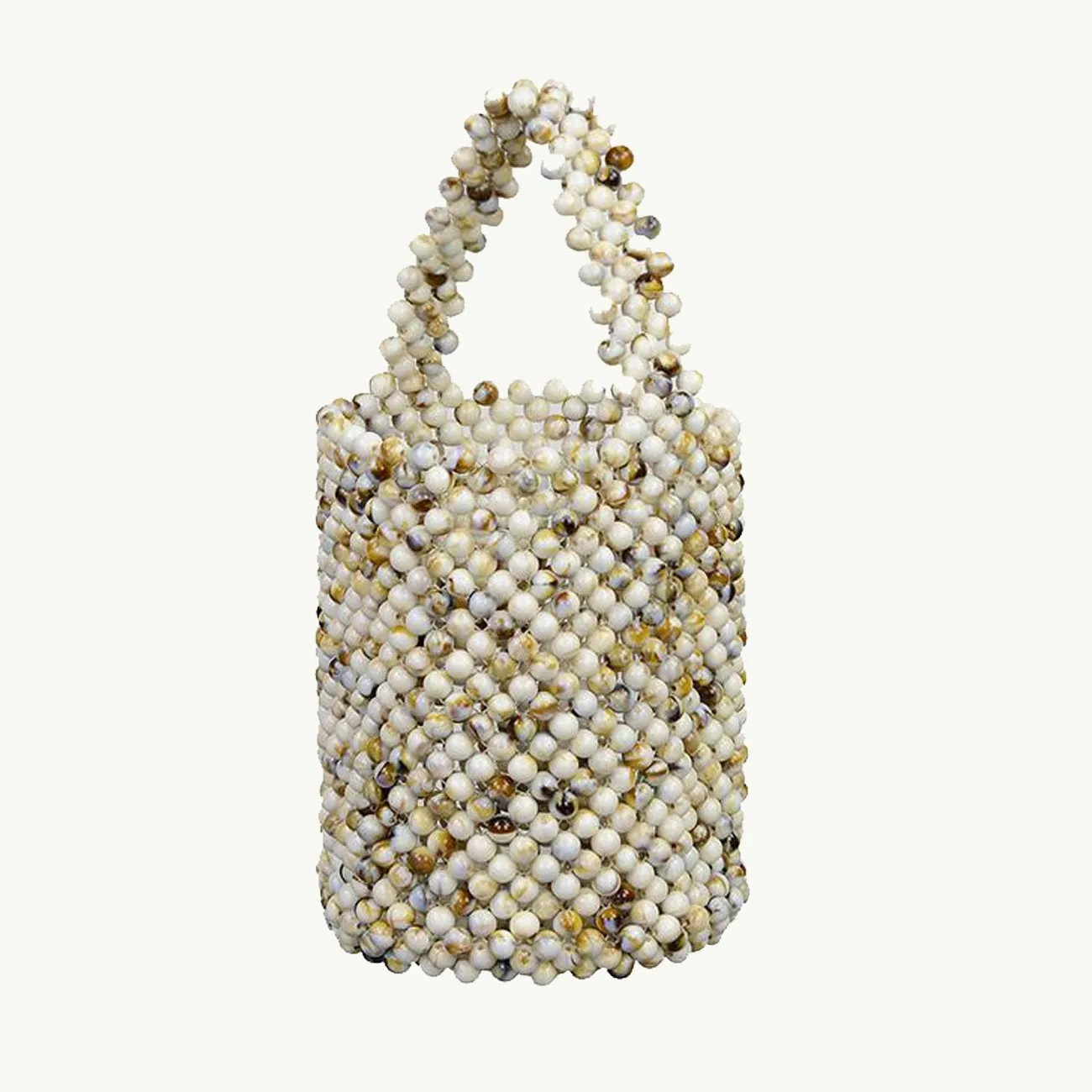 MINI BEAD BAG CREAM MIX