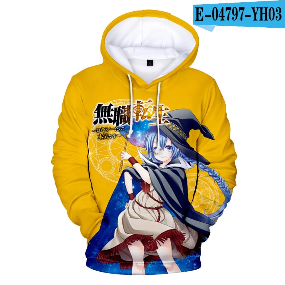 Mushoku Tensei Character Roxy Cool Anime Hoodie High Quality