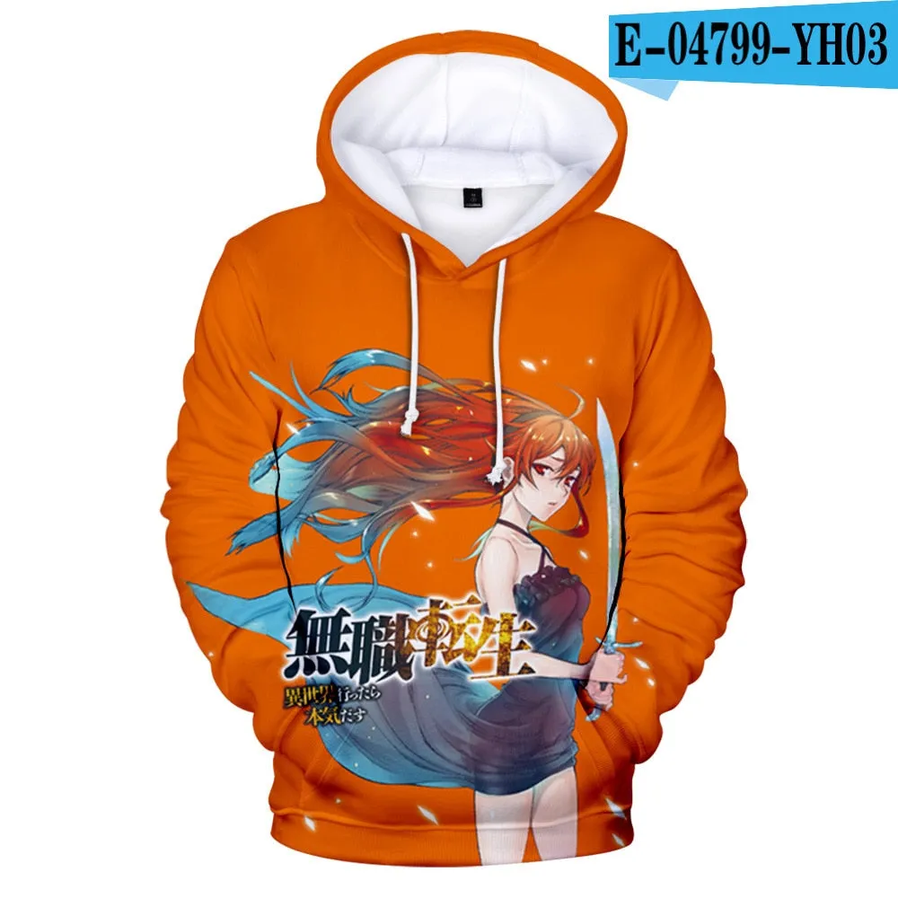 Mushoku Tensei Character Roxy Cool Anime Hoodie High Quality