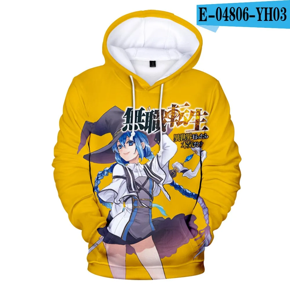 Mushoku Tensei Character Roxy Cool Anime Hoodie High Quality