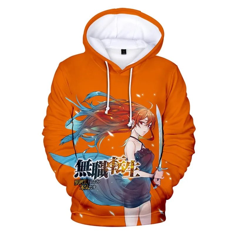 Mushoku Tensei Character Roxy Cool Anime Hoodie High Quality