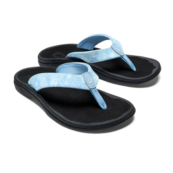 Olukai Women's Ohana Pale Blue / Black