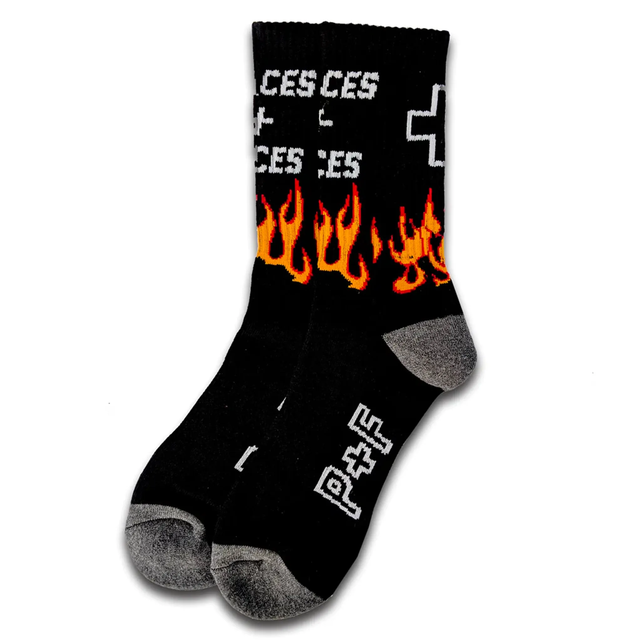 P F Flame Socks