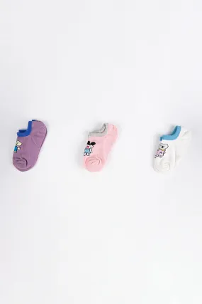 Pair of multi colors crew socks for kids