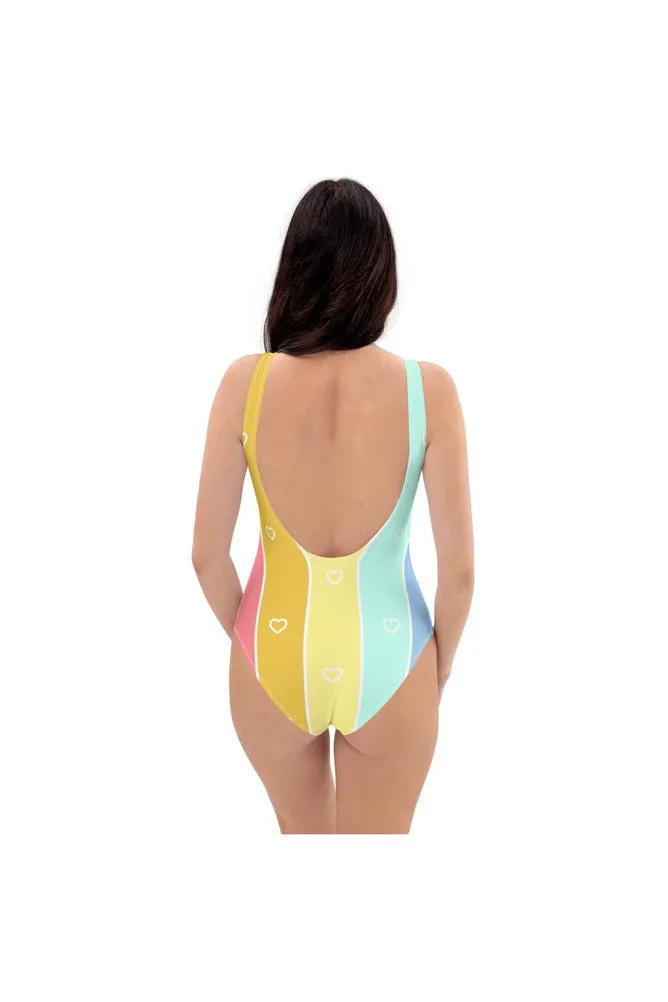 Pastel Love One-Piece Swimsuit