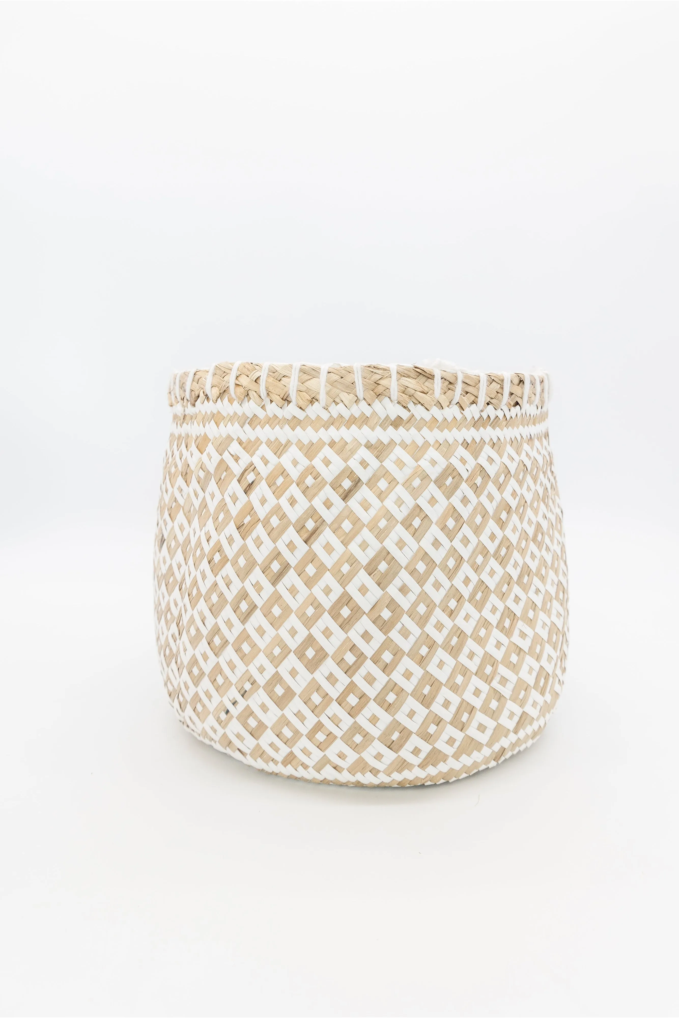 Patterned Woven Basket