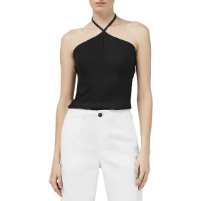 Rag & Bone Womens Open Back Sleeveless Halter Top