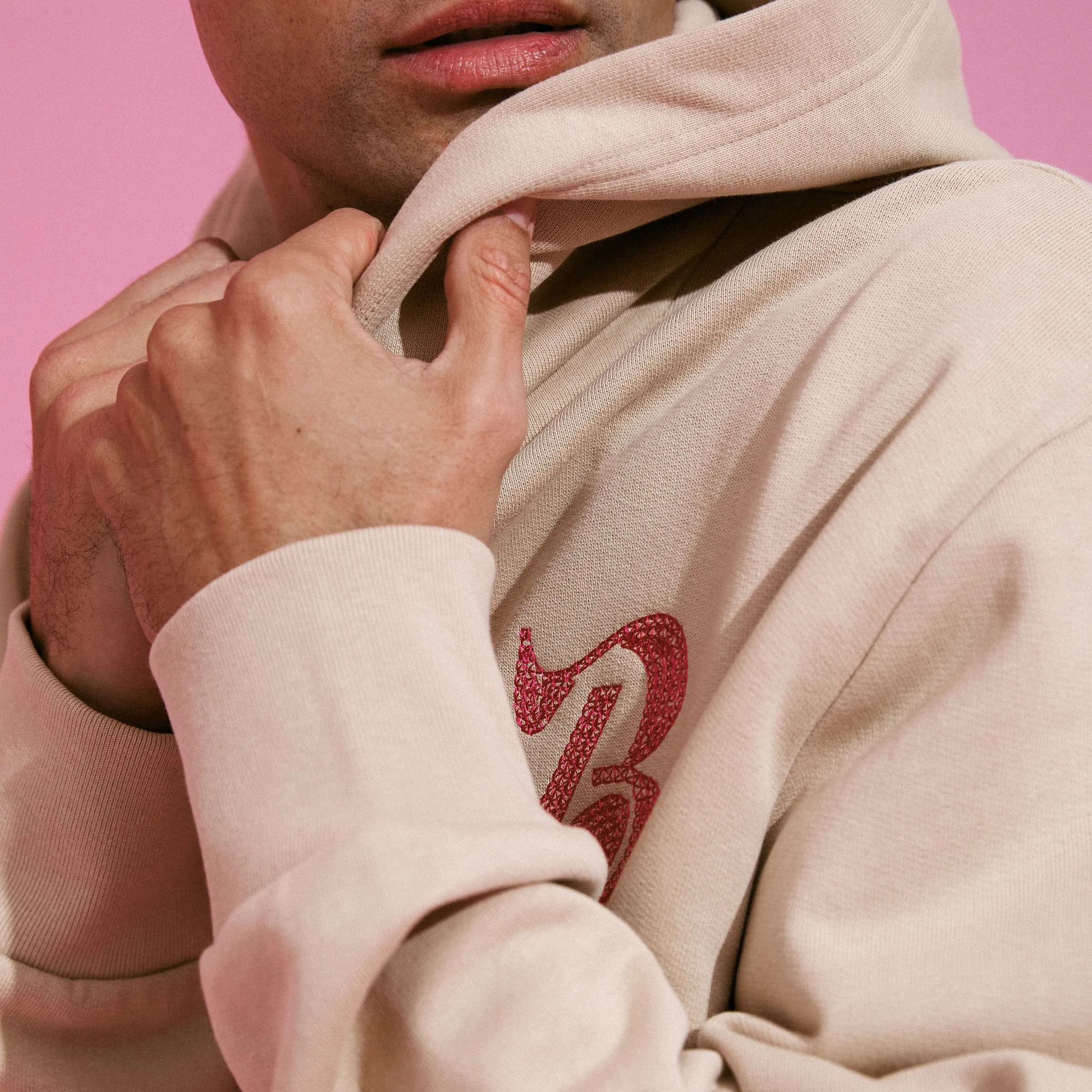 Rollie x Barbie Mens Oatmeal Hoodie