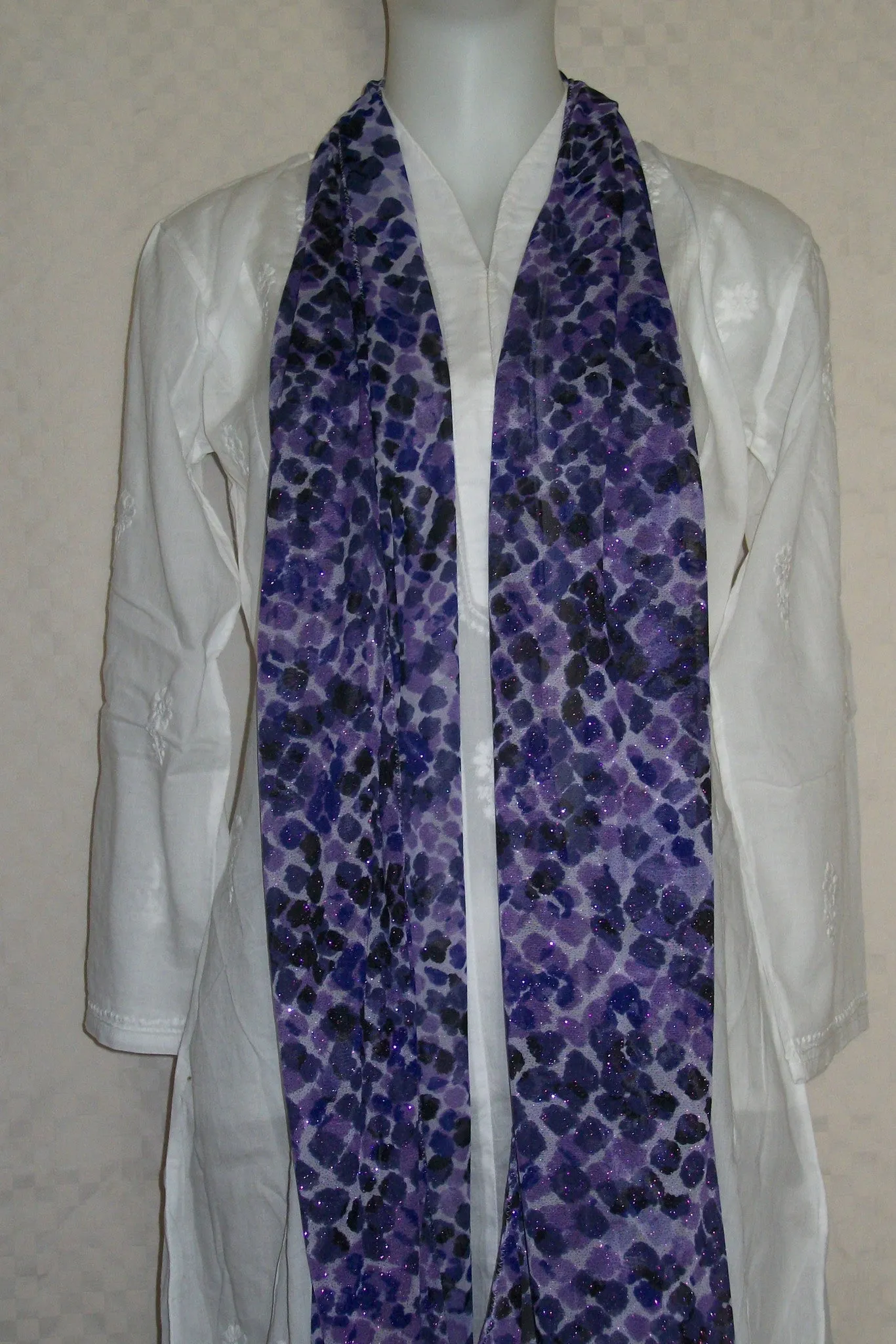 Scarf Stole Wrap Shawl Purple