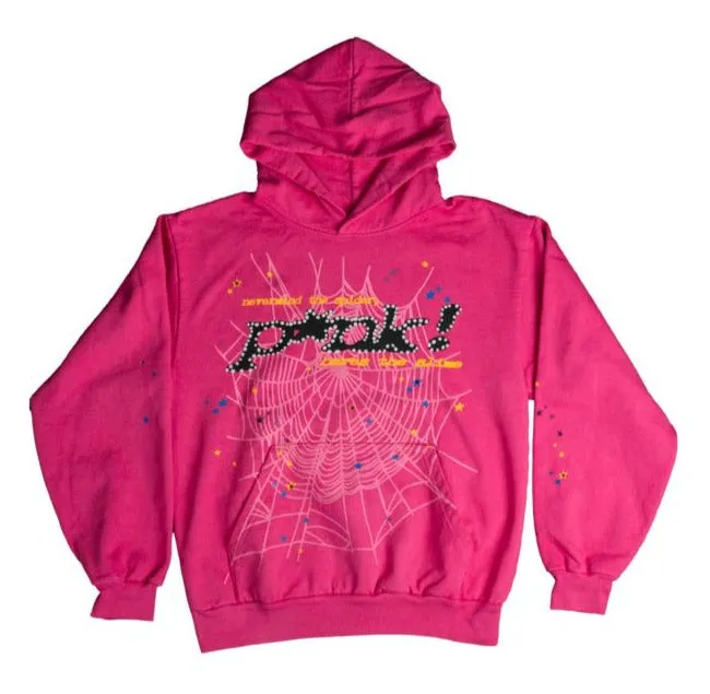 Sp5der P*nk Hoodie Pink