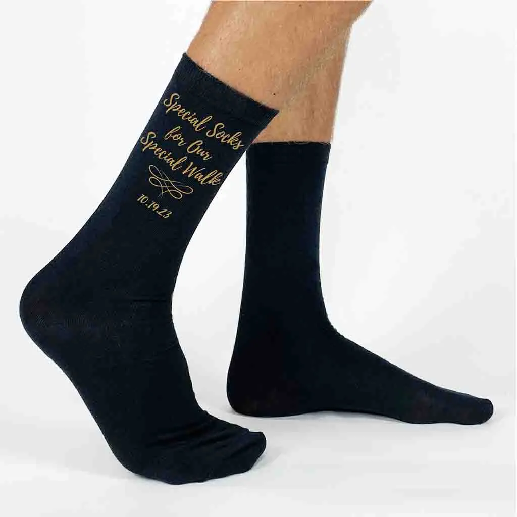 Special Socks - Special Walk, Father of the Bride Socks