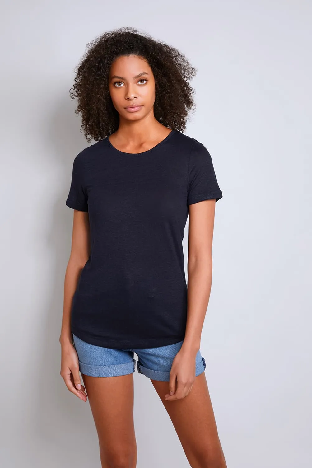 Tailored Linen T-shirt | Multiple Colours