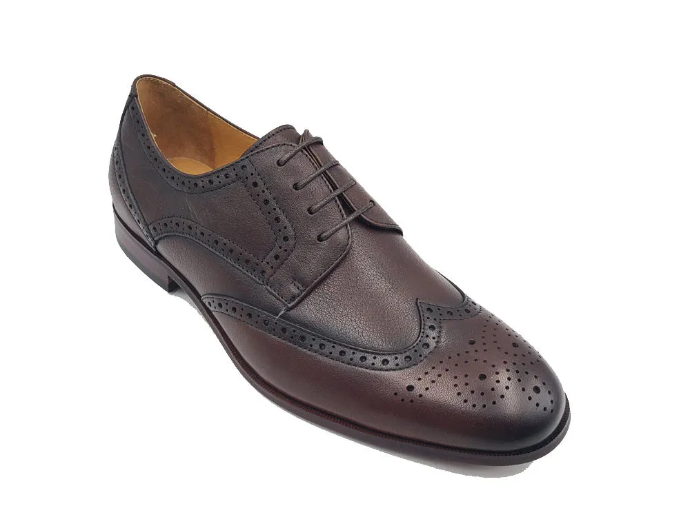 Tumbled Leather Blucher style Oxford with Flex Sole