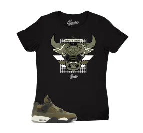 Womens Craft Olive 4 Shirt - War Bully - Black