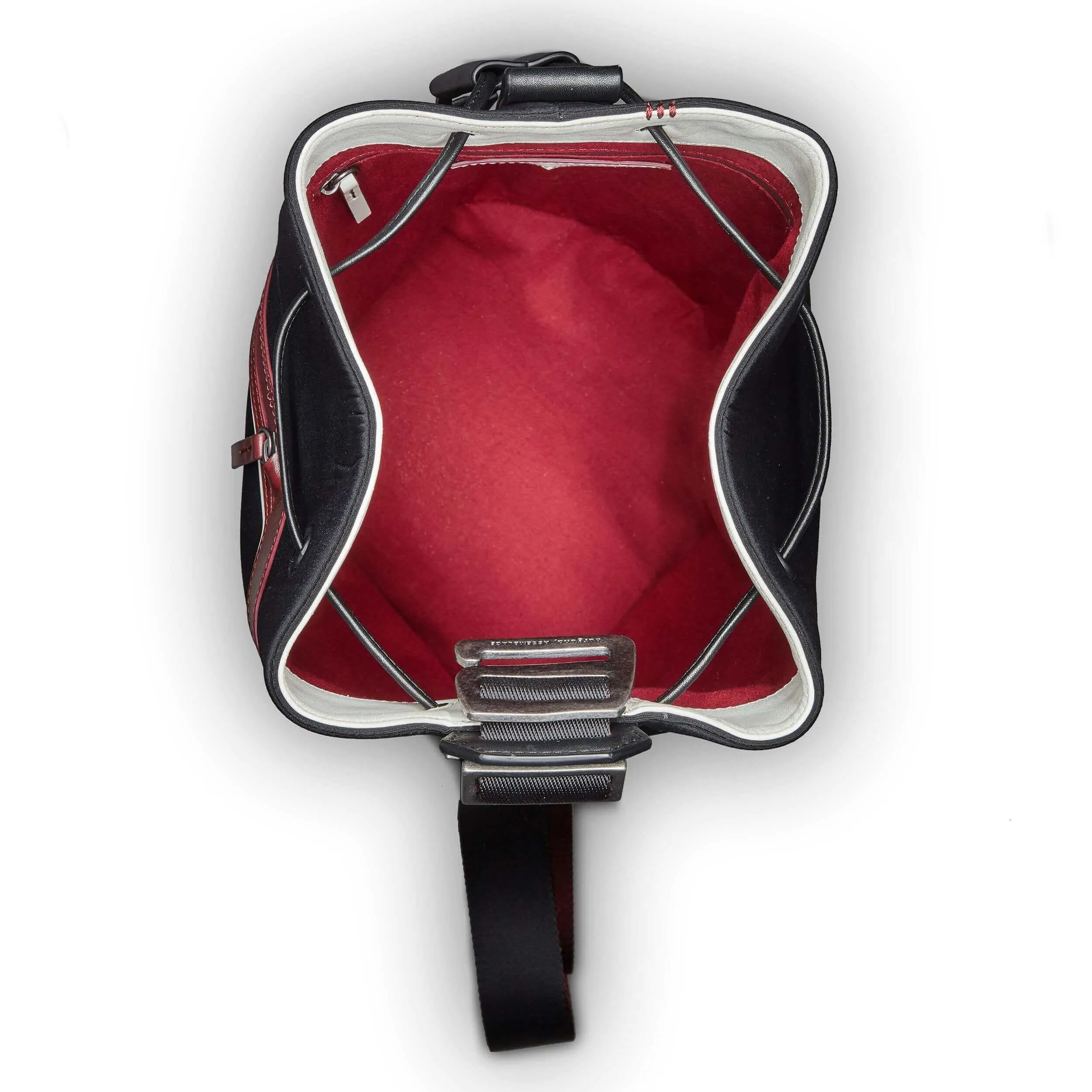 Women's EdWonder X Burgundy Assemblage | Edward Neoprene & Leather Bucket Bag