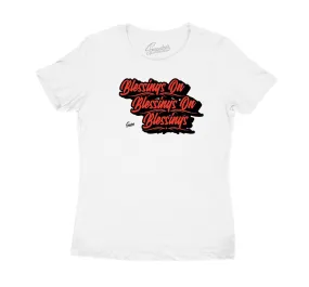 Womens Foam Lava Shirt - Blessings - White