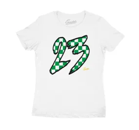 Womens Seattle 10 Shirt - Checkered - White