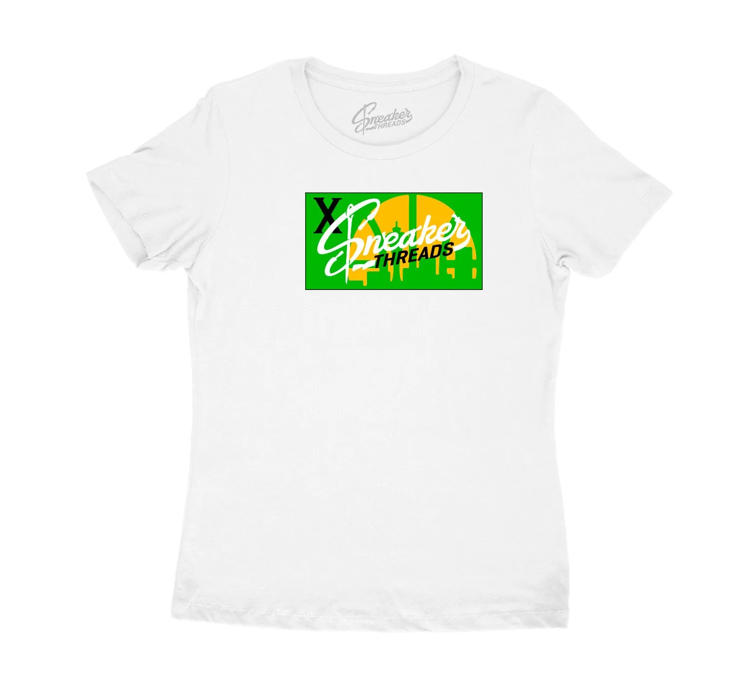 Womens Seattle 10 Shirt - ST Game Box - White