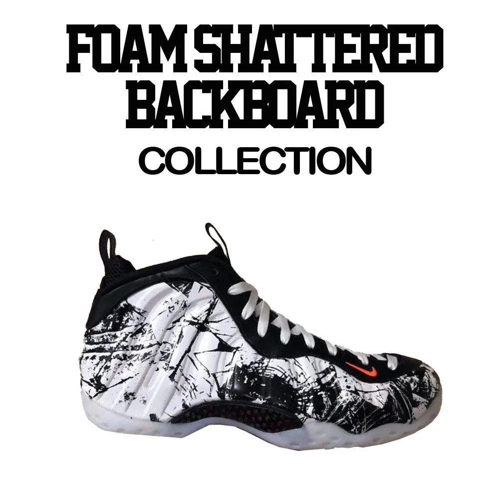 Womens Shattered Backboard Foam Shirt - ST Sneaker - White