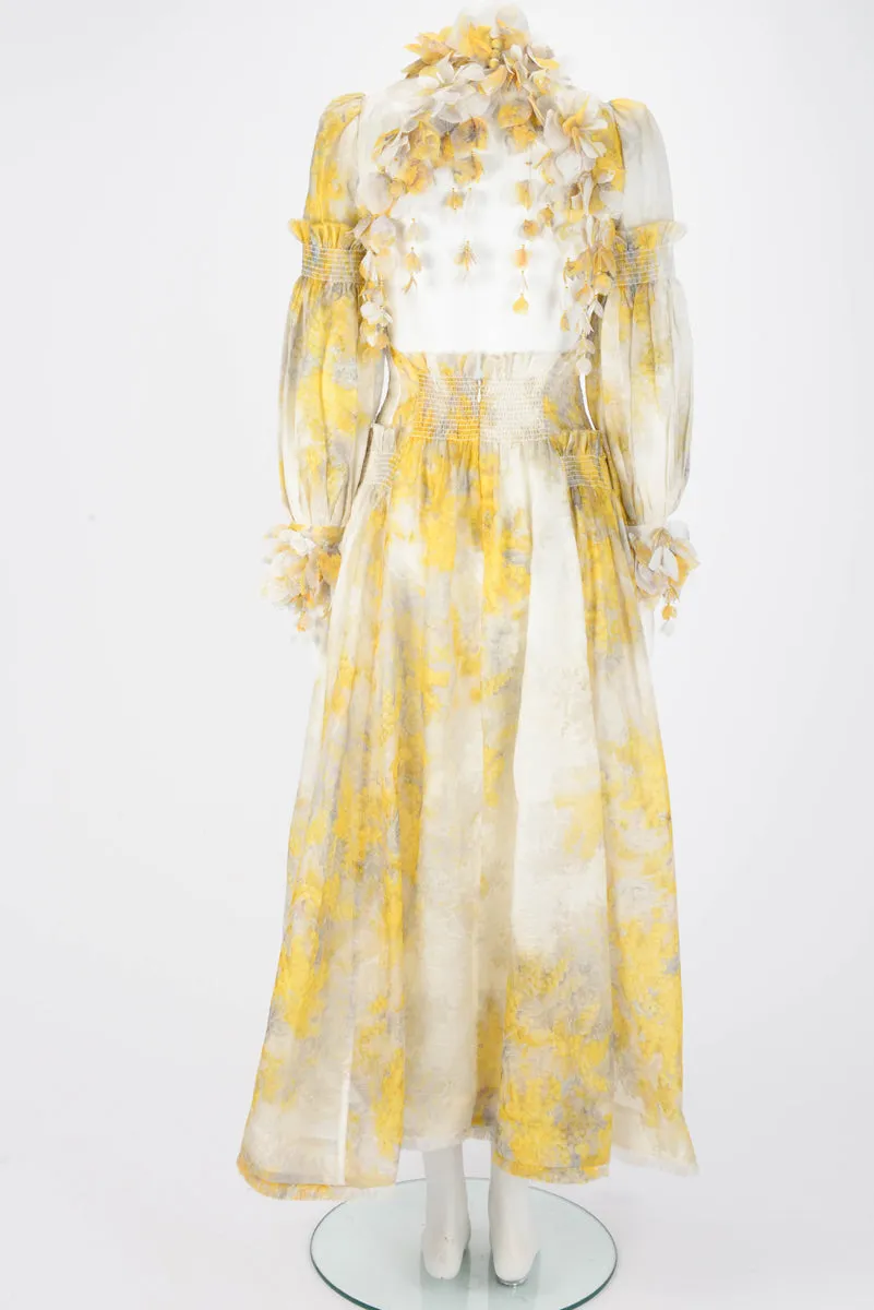 Zimmermann Wattle Linen & Silk Botanica Gown 0P