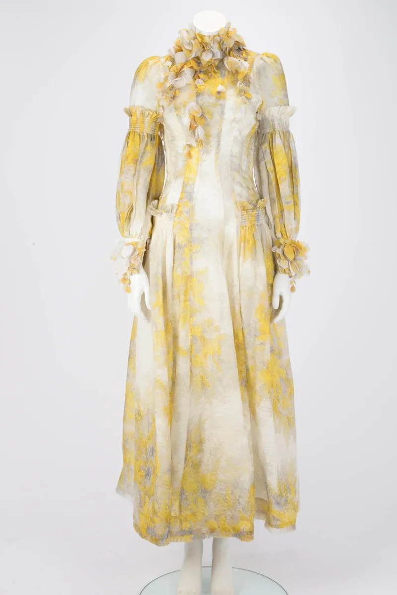 Zimmermann Wattle Linen & Silk Botanica Gown 0P